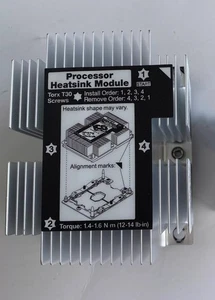 New 01KP655 01KP654 Heatsink For Lenovo ThinkSystem SR550 SR590 SR650 SR670 - Afbeelding 1 van 2