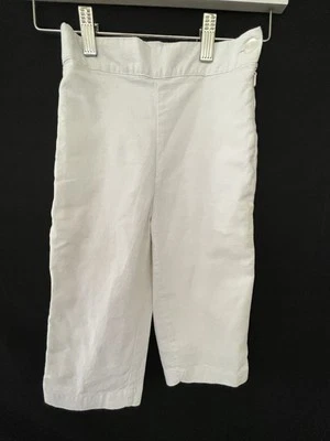 Pantalones capri de lino blanco talla 6/7 Children’s Place Foto 1 de 4