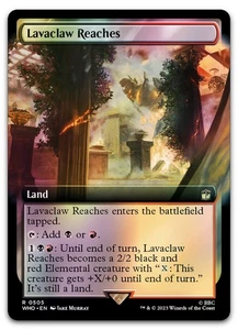 Lavaclaw Reaches (Extended Art) #505 (Foil) (LP) Doctor Who WHO Magic MTG - Picture 1 of 2