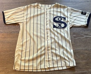 Chicago White Sox Field Of Dreams Baseball Trikot Herren XL Creme Nadelstreifen SGA - Bild 1 von 4