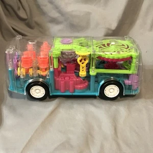 Transparent gear light bus with music and horn sounds Bus tested and works great - Picture 1 of 11