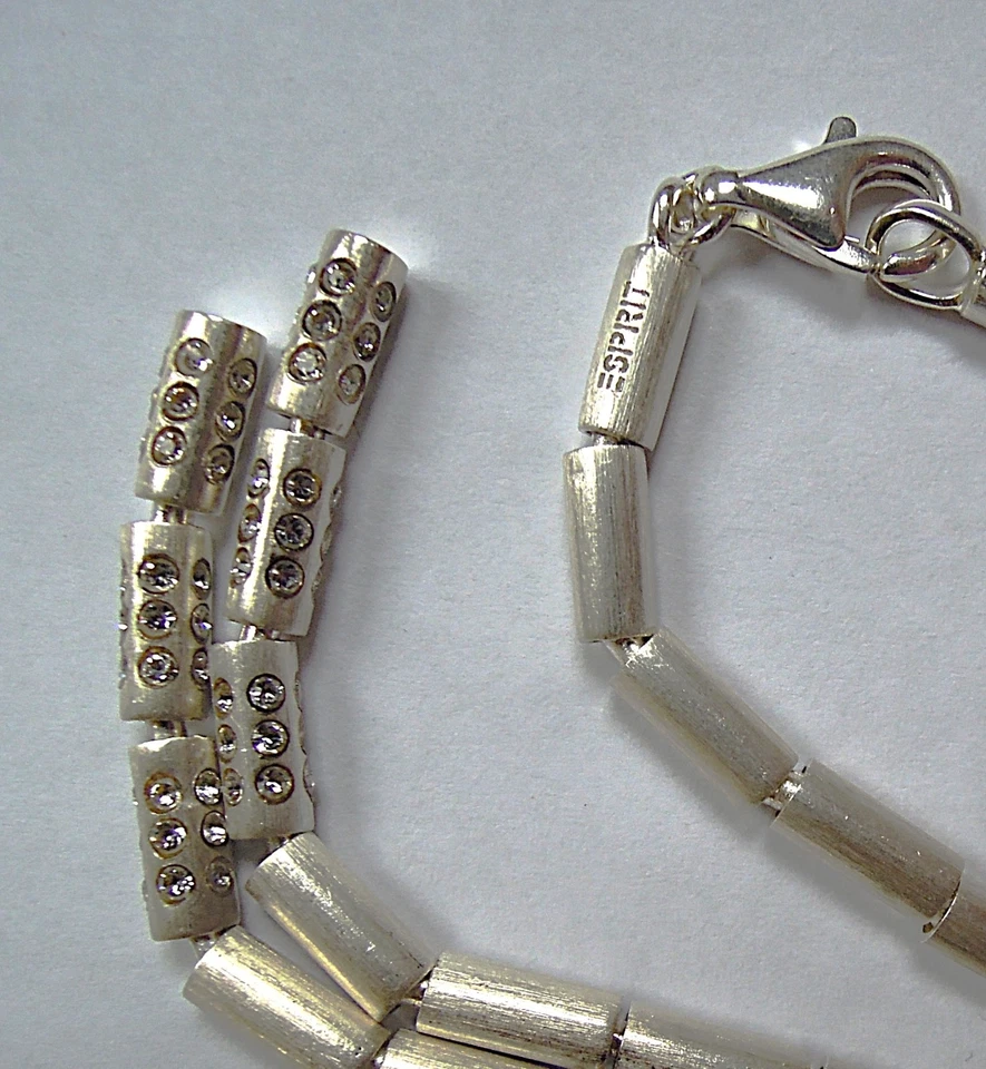 Esprit Hals Collier Kette 925 und ein Silber Armband 925. - Bild 1 von 4