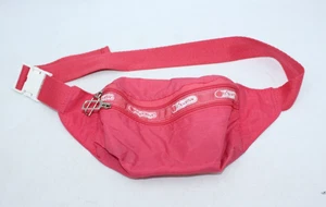 Riñonera LeSportsac Rosa Leer Descripción Doble Compartimentos Cintura Bolso Cinturón - Imagen 1 de 6