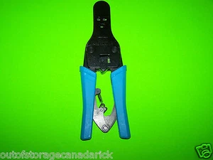 Ratcheted Plug Crimper 4P, 6P, 8P  Mint Condition Cutter and Stripper as well - Picture 1 of 6