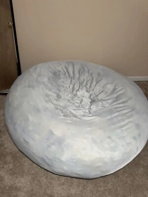 Cadeiras saco de feijão de espuma com memória para adultos com enchimento incluído, casual crianças grandes Bea - Imagem 1 de 2