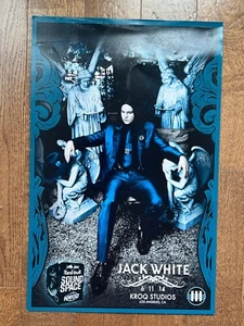 RARE Jack White Stripes 11 x 17 Poster 6/11/2014 KROQ Studios Los Angeles - Picture 1 of 1