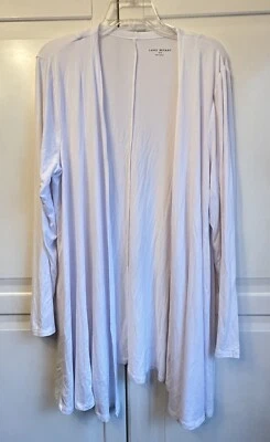 Cárdigan abierto de manga larga blanco Lane Bryant para mujer 14 16 Foto 1 de 4