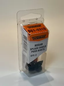 Genuine OEM NISSAN Dorman Products Set Lot of 2 Piece Splash Shield Push Rivets - Bild 1 von 6