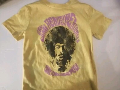 The Jimi Hendrix Experience Are You Experienced Childs 4 T Tee Shirt Yellow  - Image 1 of 4
