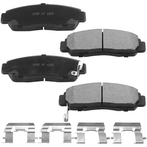 4PC Front Premium Ceramic Brake D787 For Honda Accord Civic Acura TSX CSX G4 - Picture 1 of 4