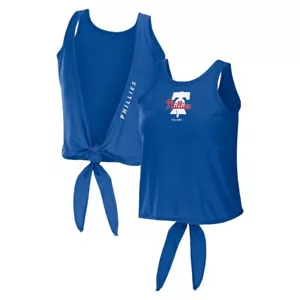 WEAR MLB Philadelphia Phillies Open Back Twist Tie Tank Top Size Xl - Picture 1 of 2