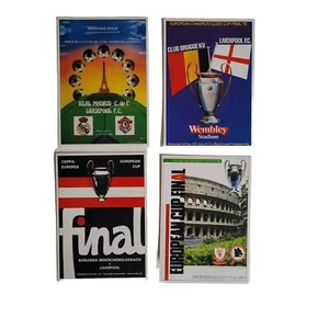 Liverpool FC European Cup Winners Postcard x4 The Sporting Postcard Co  - Picture 1 of 2