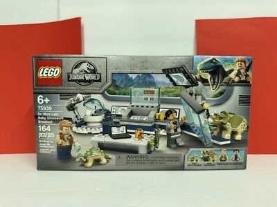 RETIRED LEGO Jurassic World Dr. Wu's Lab Baby Dinosaurs Breakout 75939, New GU2 - Image 1 of 2