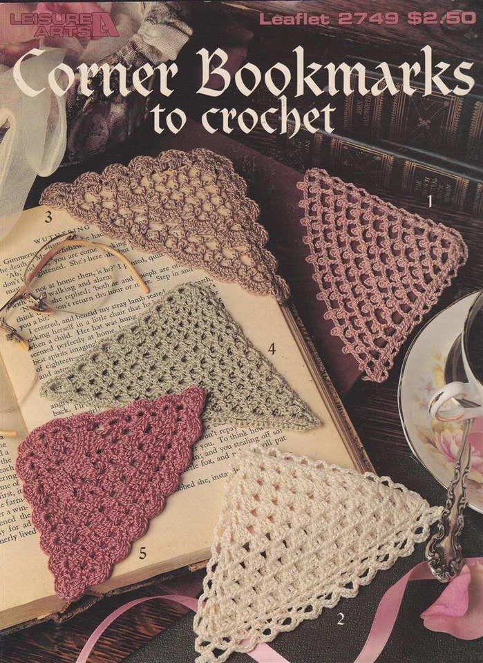 OOP!!! CORNER BOOKMARKS TO CROCHET BEAUTIFUL DESIGNS - Image 1 of 1