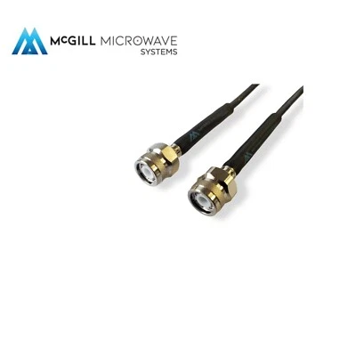 TNC Male to TNC male Cable Low Loss Coaxial RG55 low loss Military Spec - Image 1 of 3