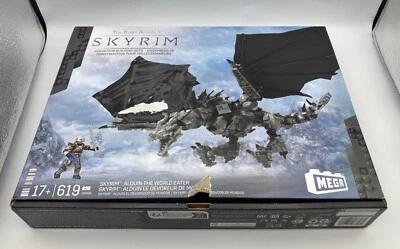 MEGA Construx Elder Scrolls V Skyrim: Alduin The World Eater Dragon NEW - Image 1 of 4