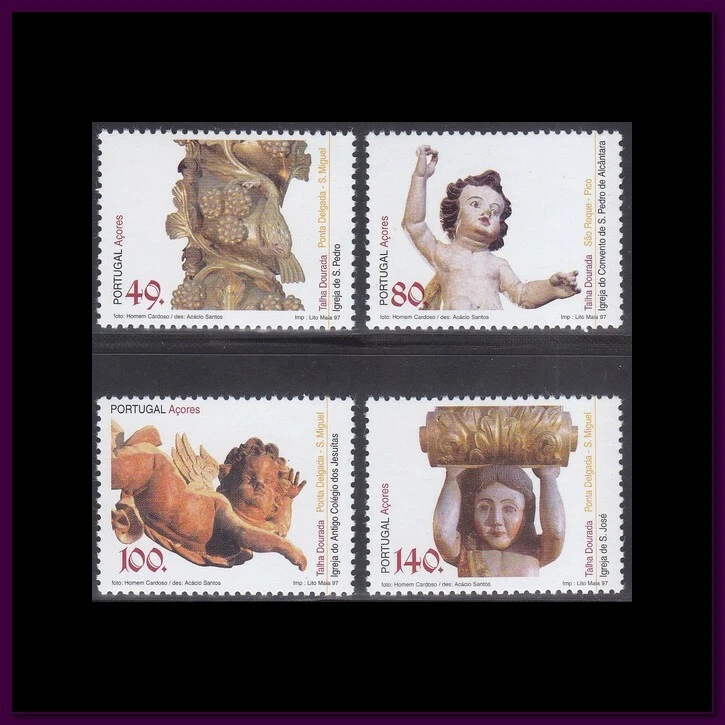 Sello Portugal emisión Azores 1997 (452-455) como nuevo nunca montado Foto 1 de 1