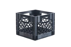 Hudson 13 x 13 x 11" (16 Quart, 4 Pack) Mesh Milk Crate Storage Container - Picture 1 of 11