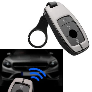 Leather Car Key Case Cover for Mercedes Benz E300 W202 W210 Protector Shell 2017 - Picture 1 of 5