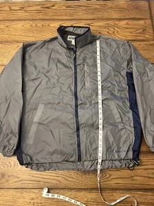 Giacca antivento uomo Aeropostale 100% nylon impacchettabile full zip taglia small nuova senza etichette - Foto 1 di 14