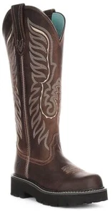 Ariat Tallbaby Tech Knee Hi Leather Western Womens Boot In Brown US 6 - 11 - Picture 1 of 5