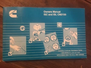 Cummins ISC ISL CM2150 Owners Manual Owner’s 4021580 2009 - Picture 1 of 7