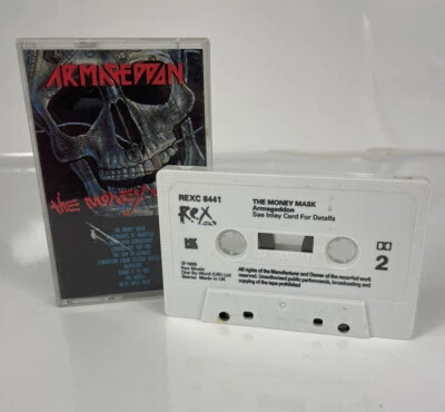 Armageddon The Money Mask Heavy Metal Hard Rock Cassette Tape 1989 - Image 1 of 4