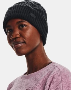 Nuevo con etiquetas gorro de lana negro alrededor de la ciudad Under Armour para mujer - Imagen 1 de 2