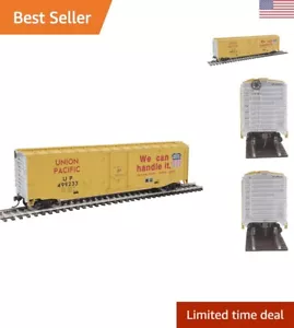 HO Scale Model 50' Plug-Door Boxcar with Metal Wheels - Union Pacific - Picture 1 of 7