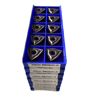 Inserto de torneado de carburo 70 un./7 caja WNMG080404-EF GBJ205 WNMG431-EF para MWLNR/L - Imagen 1 de 4