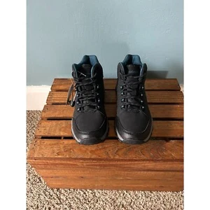 NWT Avalanche Pitch black/blue ankle hiking women's sneakers/boots size 7.5 - Picture 1 of 5