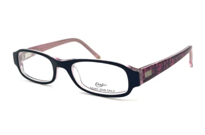 NEW CANDIE'S C NICOLETTE BLK BLACK PINK AUTHENTIC EYEGLASS FRAMES 44-16-130 - Image 1 of 4