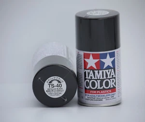 Tamiya Peinture Bombe TS40 Metallic Black - Picture 1 of 1
