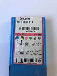 Kyocera - 10 x neue Hartmetall-Fräseinsätze JOMT 13T308ER-D CNC - Bild 1 von 2