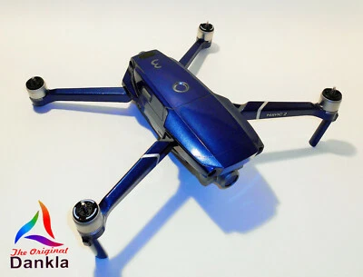 DJI MAVIC 2 PRO/ZOOM- SKIN - Metallic Nightblue - 3-5 Batterien / Folie / Wrap - Bild 1 von 4