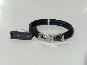 Tommy Hilfiger Herren Leder Armband 2790362 blau - Bild 1 von 6