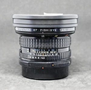 smc PENTAX 67 Fish-Eye 35mm F4.5 + adattatore Pentax 645 per obiettivo 67 - Foto 1 di 8