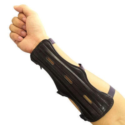 Archery Arm Guard Finger Guard Protector Leather Adjustable Bow Shooting Target - Image 1 of 4