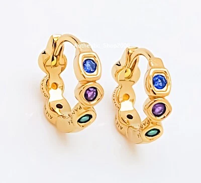 Pandora Marvel Los Vengadores Infinito Piedras Oro 14k P Aro Pendientes 262567C01 Foto 1 de 4