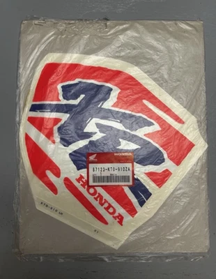 Honda XR200R L. 1994-2002 calcomanía del tanque de combustible OEM 87124-KT0-910ZA Foto 1 de 4