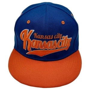 RARO De Colección KC Kansas City Bordado Escritura Talla XL Verde Col Azul Sombrero Gorra - Imagen 1 de 19
