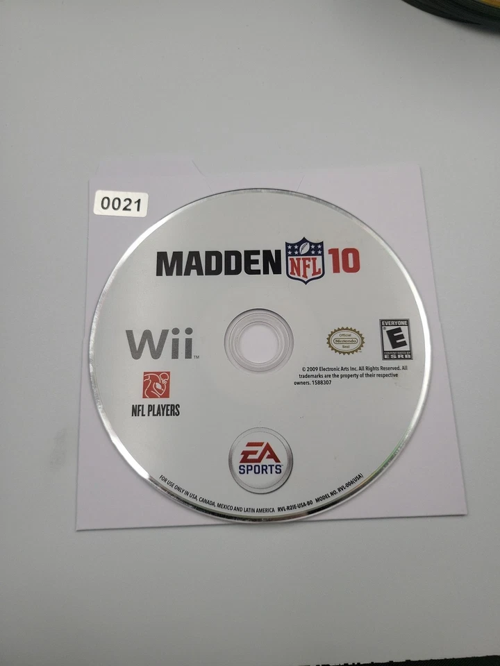 Madden NFL 10 (Nintendo Wii) DISC ONLY | NO TRACKING  - Image 1 of 1