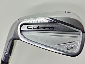 COBRA KING CB 7 IRON DEMO MEN'S LH COBRA STIFF SHAFT 37.5" + GRIP NEW IN PLASTIC - Picture 1 of 15