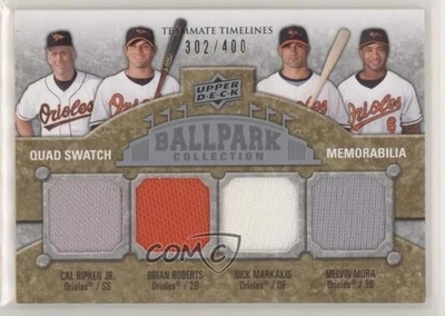 Ballpark Collection Cal Ripken Jr 2009 Brian Roberts Nick Markakis Melvin Mora Foto 1 de 2
