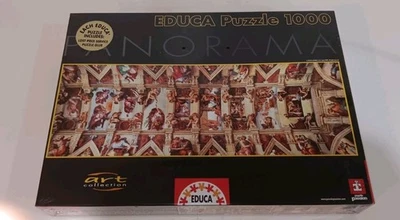 Puzzle Educa - Panorama (Colección de Arte) 96 x34 Capilla Sixtina 1000 Piezas Foto 1 de 4
