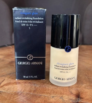 Armani Designer Glow Foundation 30 ml Farbe 3 OVP Neu - Bild 1 von 4