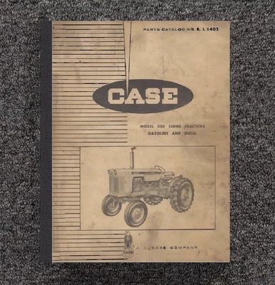 Manual de piezas de servicio de tractor 530 se adapta a estuche diésel y gas - 236 páginas - MANU de papel Foto 1 de 4