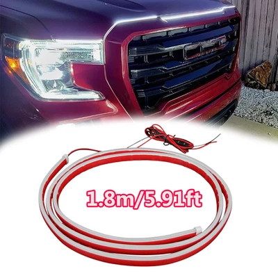 71" LED Scan Start Up Dynamic Hood Light Strip For Cadillac Escalade XT4 XT5 XT6 Foto 1 de 4