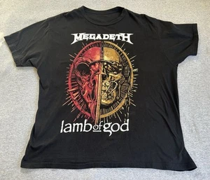 Megadeth/Lamb Of God t shirt THE METAL TOUR OF THE YEAR 2021 XL - Picture 1 of 13