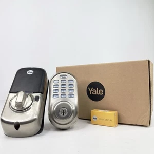 TECLADO DE BLOQUEO YALE ASSURE CON Z-WAVE PLUS🔒 | YRD216-ZW3-619 | (11 DISPONIBLES)✨ - Imagen 1 de 11